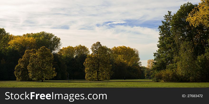 A parkland view in fall