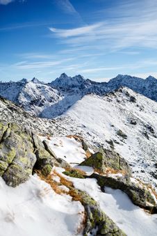 Mountains Landscape, Sunny Day In Tatras Stock Photos Mountains Landscape, Sunny Day In Tatras Stock Photos