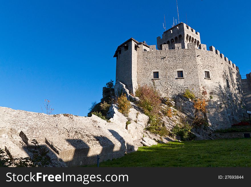 Tower and walls of San Marino