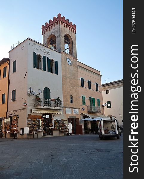 Castiglione of the lake, historic center