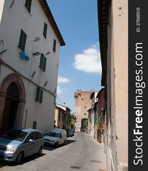 Streets of Perugia in Italy. Streets of Perugia in Italy