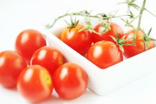 Fresh Tomatoes In Square Bowl Royalty Free Stock Images Fresh Tomatoes In Square Bowl Royalty Free Stock Images