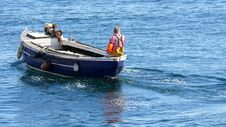 Fisherman On A Boat Stock Photos Fisherman On A Boat Stock Photos