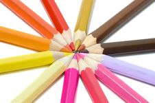 Colour Pencils Stock Photo