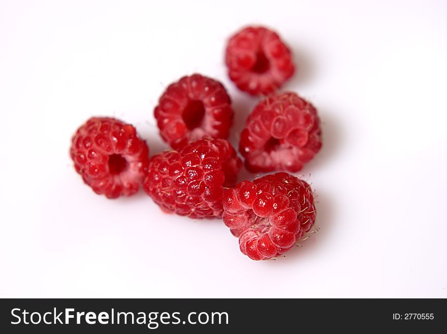 Just picked fresh forest raspberries. Just picked fresh forest raspberries