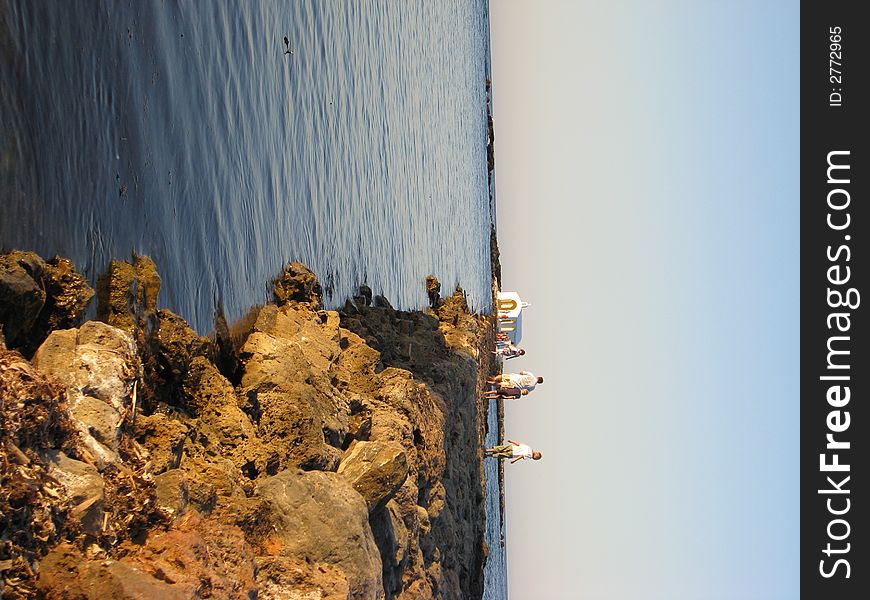 A church at the north coast of Crete. A church at the north coast of Crete