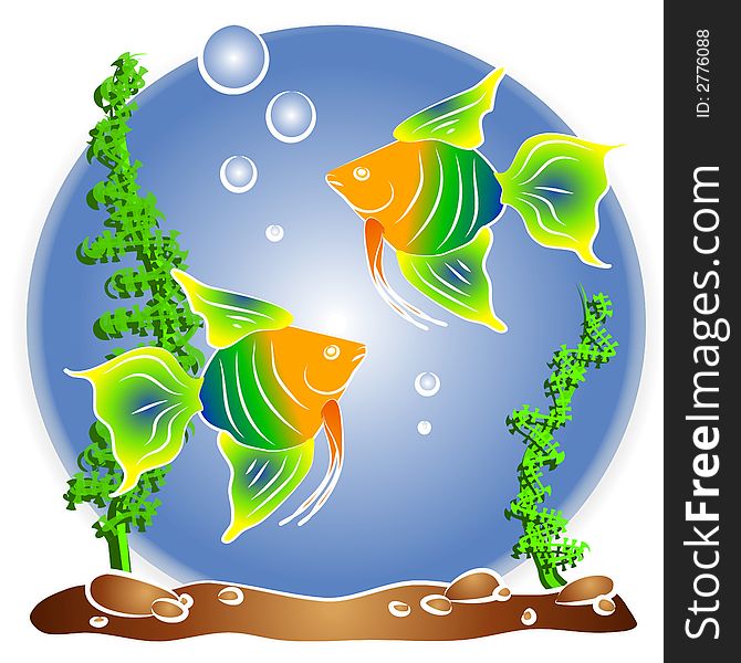 Tropical Fish Aquarium Clipart