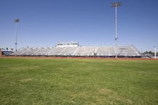 Bleachers And Field Royalty Free Stock Photos