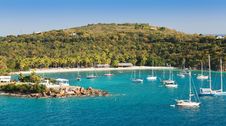 Beach Lagoon In St. Thomas, USVI Stock Image Beach Lagoon In St. Thomas, USVI Stock Image