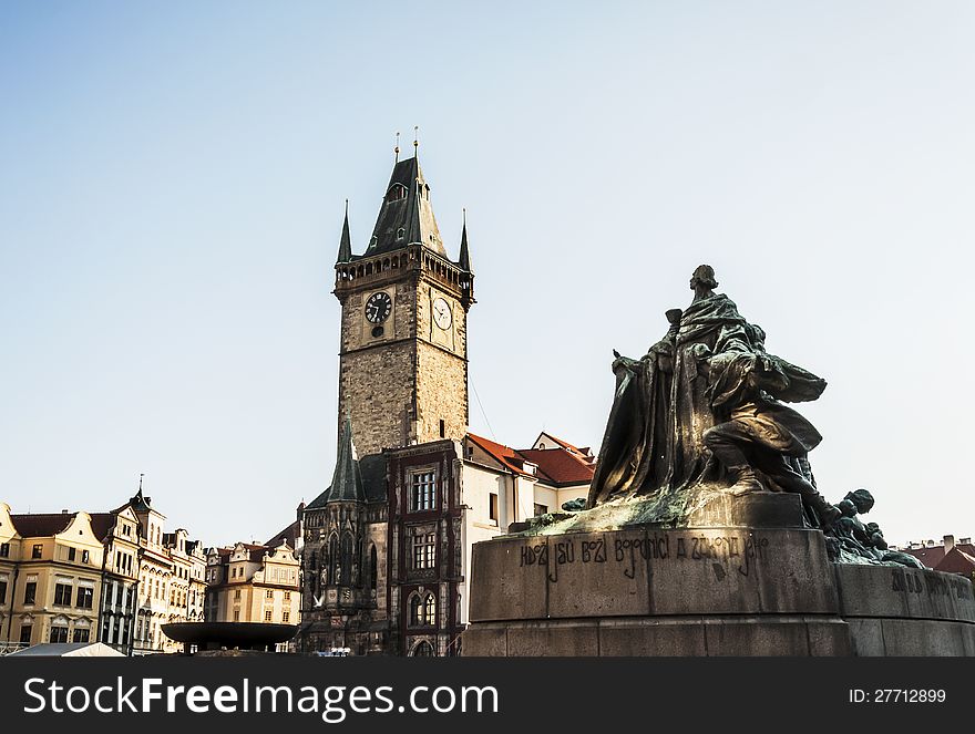 Buildings at Old Town Square in Prague, Czech Republic