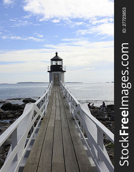 Lighthouse located in Maine, USA