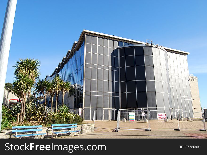 Iconic Imax in Bournemouth before demolition. Iconic Imax in Bournemouth before demolition