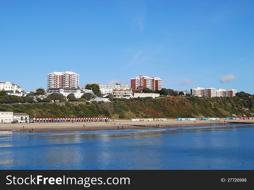 View of Bournemouth Eastcliff from Pier