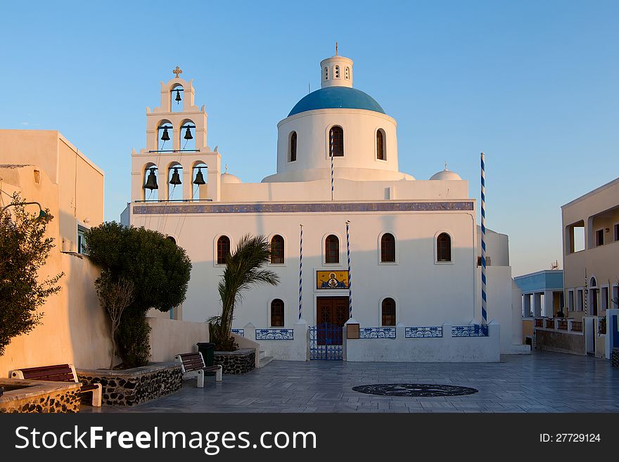 Church Of The Island Of Santorini