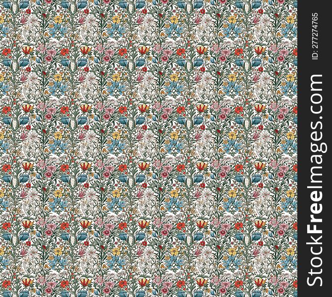 Seamless Floral Pattern, Flower Background Hd, Beautiful Flower Wallpaper, Floral Wallpaper, Floral Background, Aesthetic Flower W