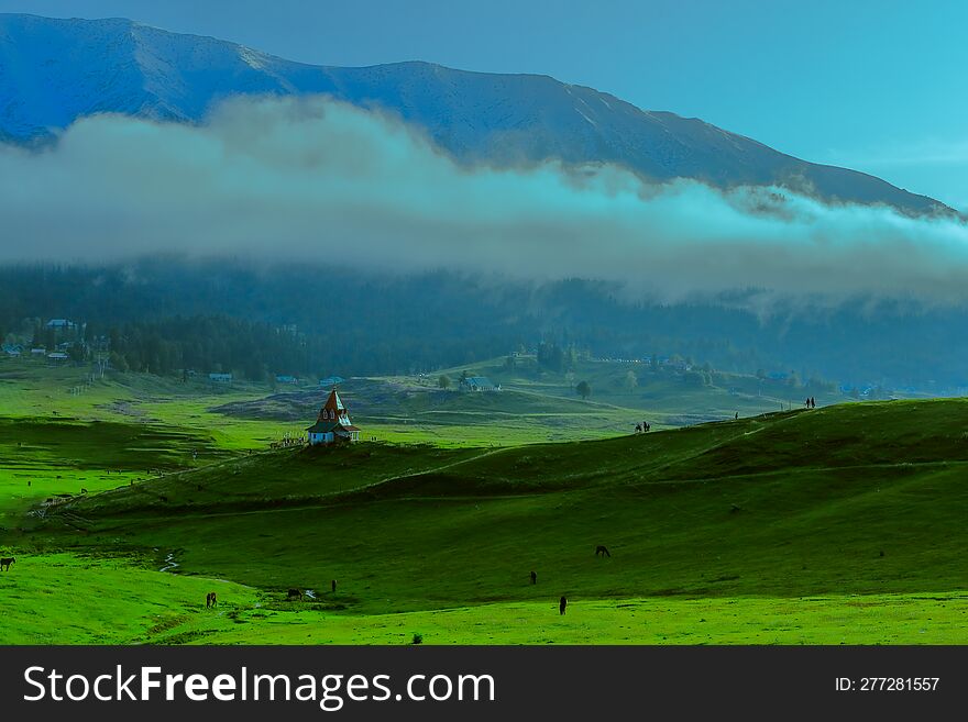 Heaven On Earth Kashmir. Summer Time Holiday.