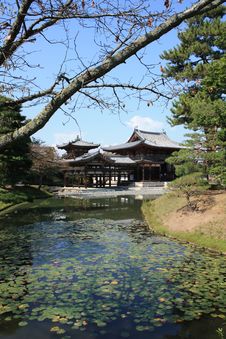 Byodoin Phoenix Hall Temple, Uji, Kyoto Japan Stock Photography