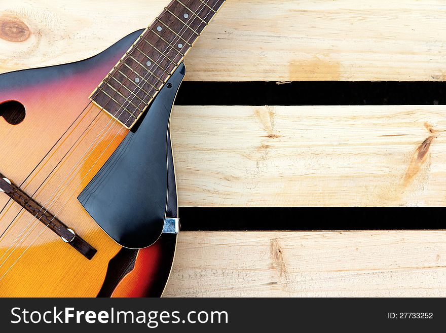 Image of mandolin background concept