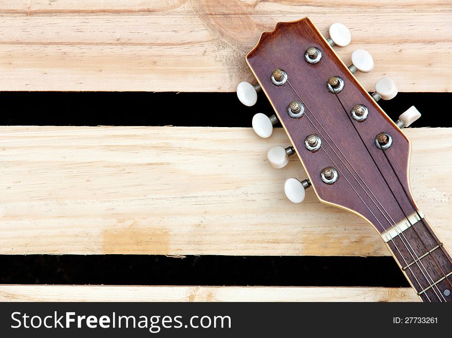 Image of mandolin headstock background