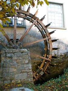 Wooden Mill Wheel Royalty Free Stock Photos Wooden Mill Wheel Royalty Free Stock Photos