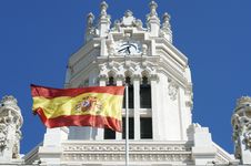 Palacio De Cibeles Royalty Free Stock Photography Palacio De Cibeles Royalty Free Stock Photography