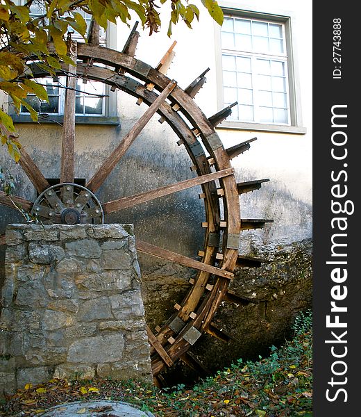 Wooden Mill Wheel