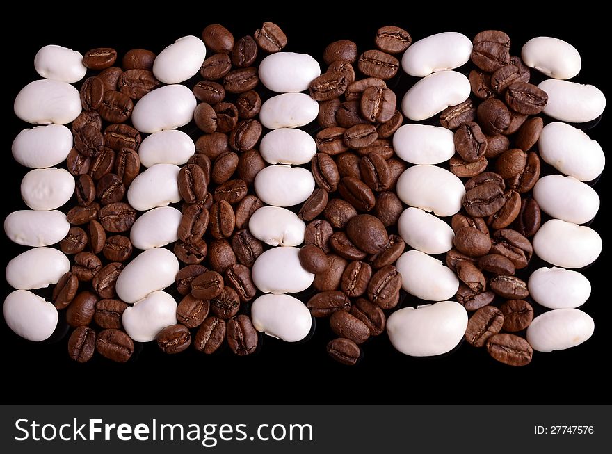 Haricot And Coffe Beans