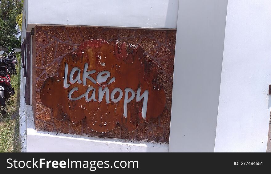 Lake canopy resort entrance, Alleppey, Kerala