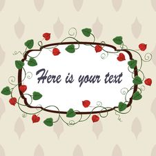 Floral Frame Royalty Free Stock Photos Floral Frame Royalty Free Stock Photos