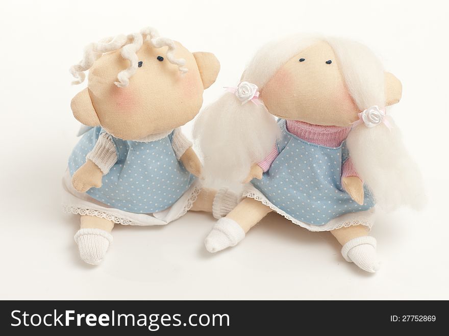 Handmade toys boy and girl