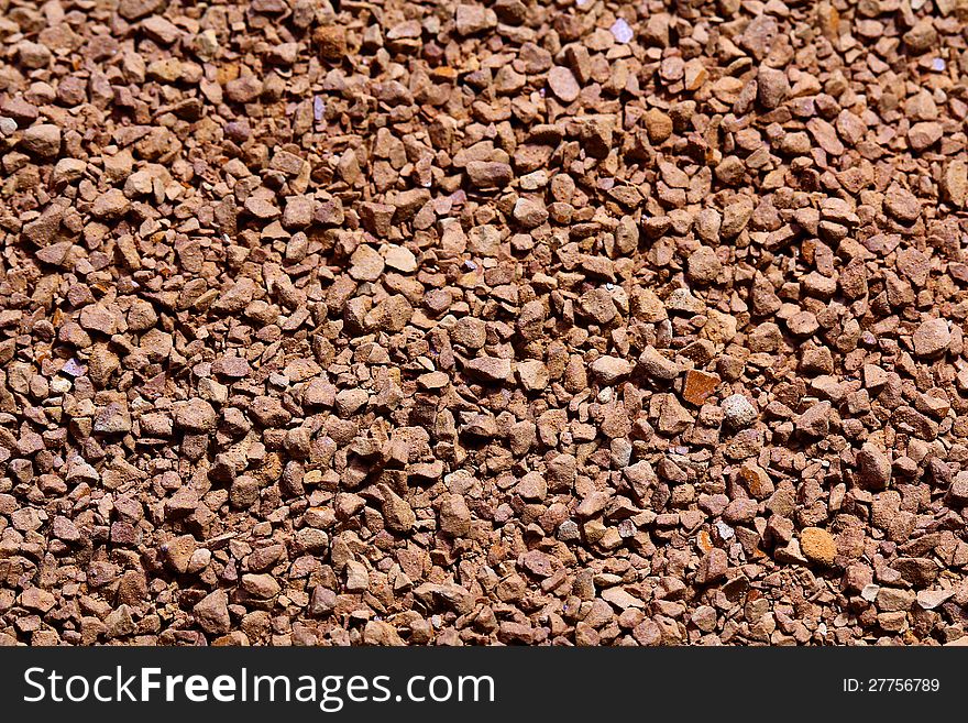 Coffee granules background. Close up. Coffee granules background. Close up
