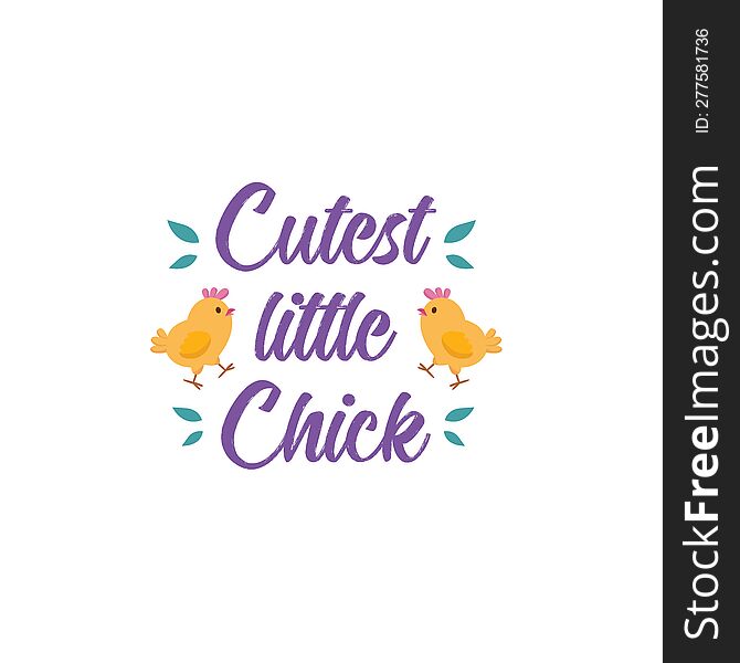 Cutest Little Chick, Bunny Svg, Spring Svg, Easter This Year, Easter Svg, Bunny Silhouette Svg