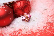 Christmas Bauble Background Stock Photography