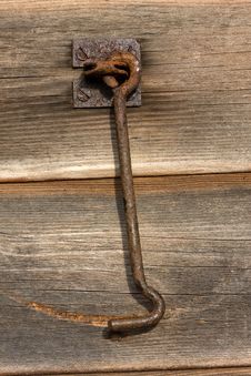Rusty Barn Door Latch Royalty Free Stock Photography Rusty Barn Door Latch Royalty Free Stock Photography