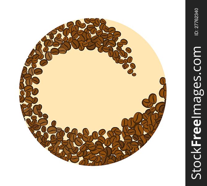 Coffee Beans In A Circle