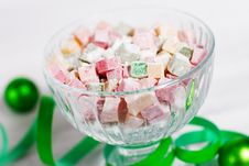 Christmas Turkish Delight Royalty Free Stock Images