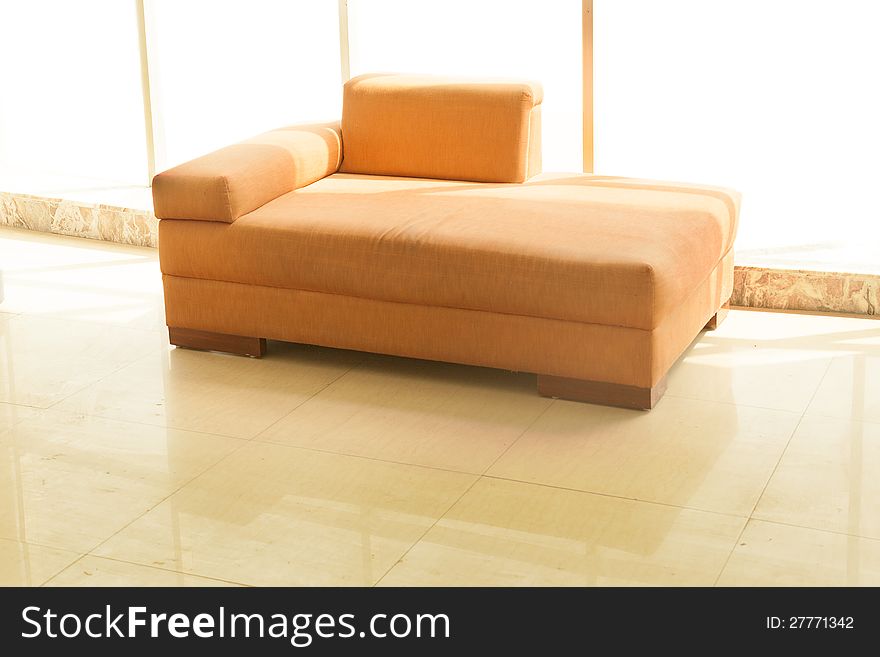 Orange Sofa