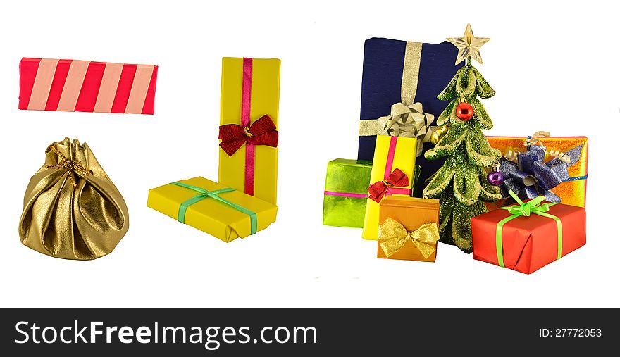 Gift boxes isolated_2