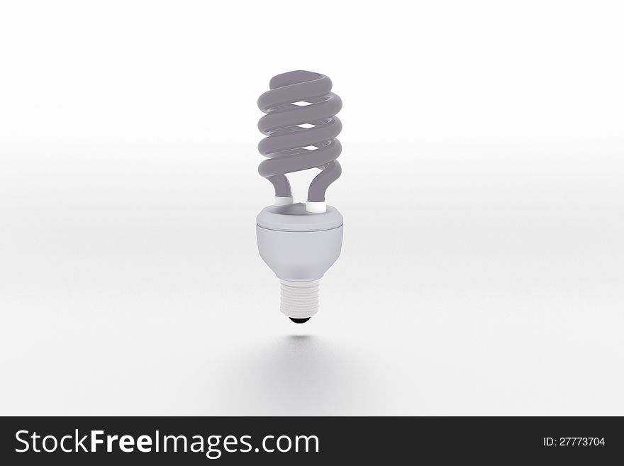 Energy saving light bulb. See my other works in portfolio.