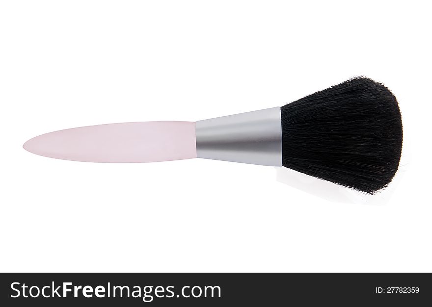 Larger make-up brushes for powder base and blush. Larger make-up brushes for powder base and blush