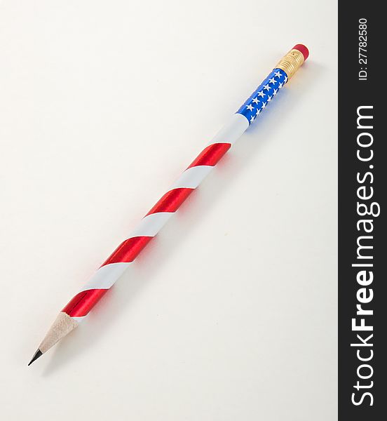 Flag Painted Pencils