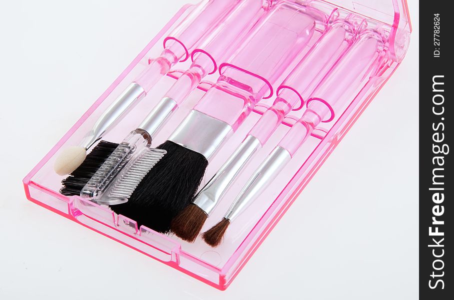 Make up brushes Kit for touch-ups on the run. Make up brushes Kit for touch-ups on the run