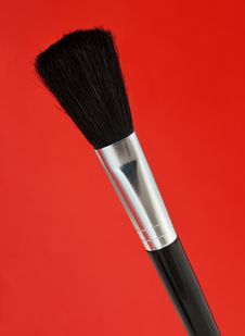 Large Make-up Brushes Royalty Free Stock Images Large Make-up Brushes Royalty Free Stock Images