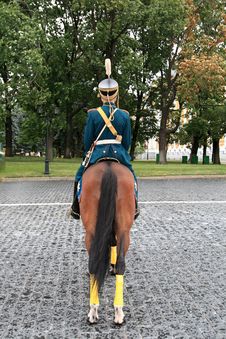 Cavalryman On Parade Royalty Free Stock Images Cavalryman On Parade Royalty Free Stock Images