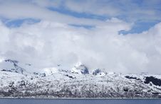 Glacier Bay Clouds Royalty Free Stock Images