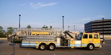 Ladder Truck Side Royalty Free Stock Photos Ladder Truck Side Royalty Free Stock Photos