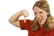 Thumbs Down Stock Photography Thumbs Down Stock Photography