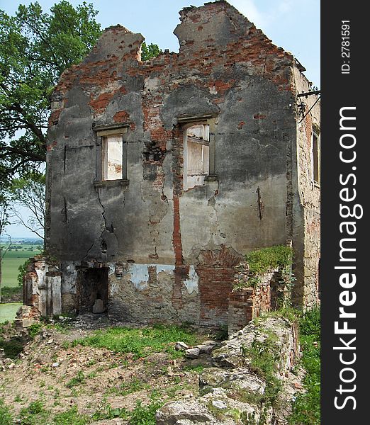 Old abandoned farm in czech republic. Old abandoned farm in czech republic.