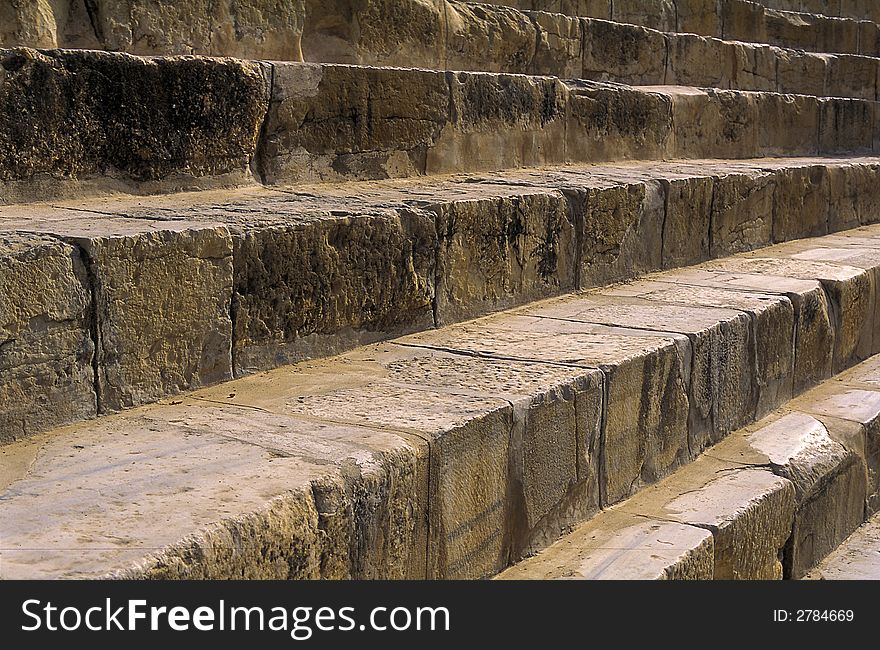 Ancient stairs on rome Coliseum