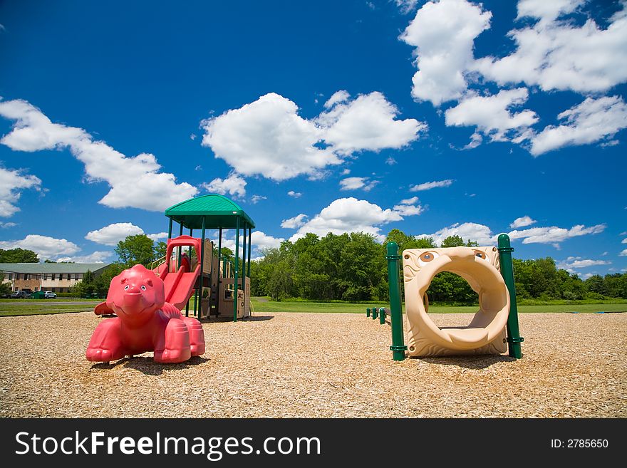 Playground In A Sunny Day